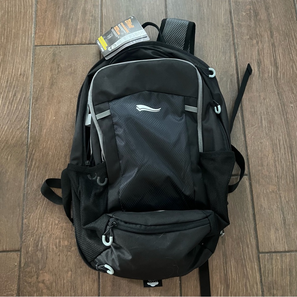 Crivit Cycling Black/Gray Backpack 14L Brand New with Tags